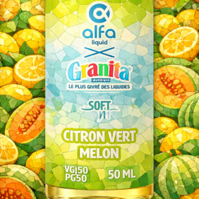 lime melon granita concept
