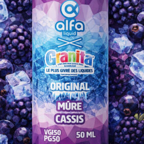 alfaliquid granita blackcurrant e-liquid